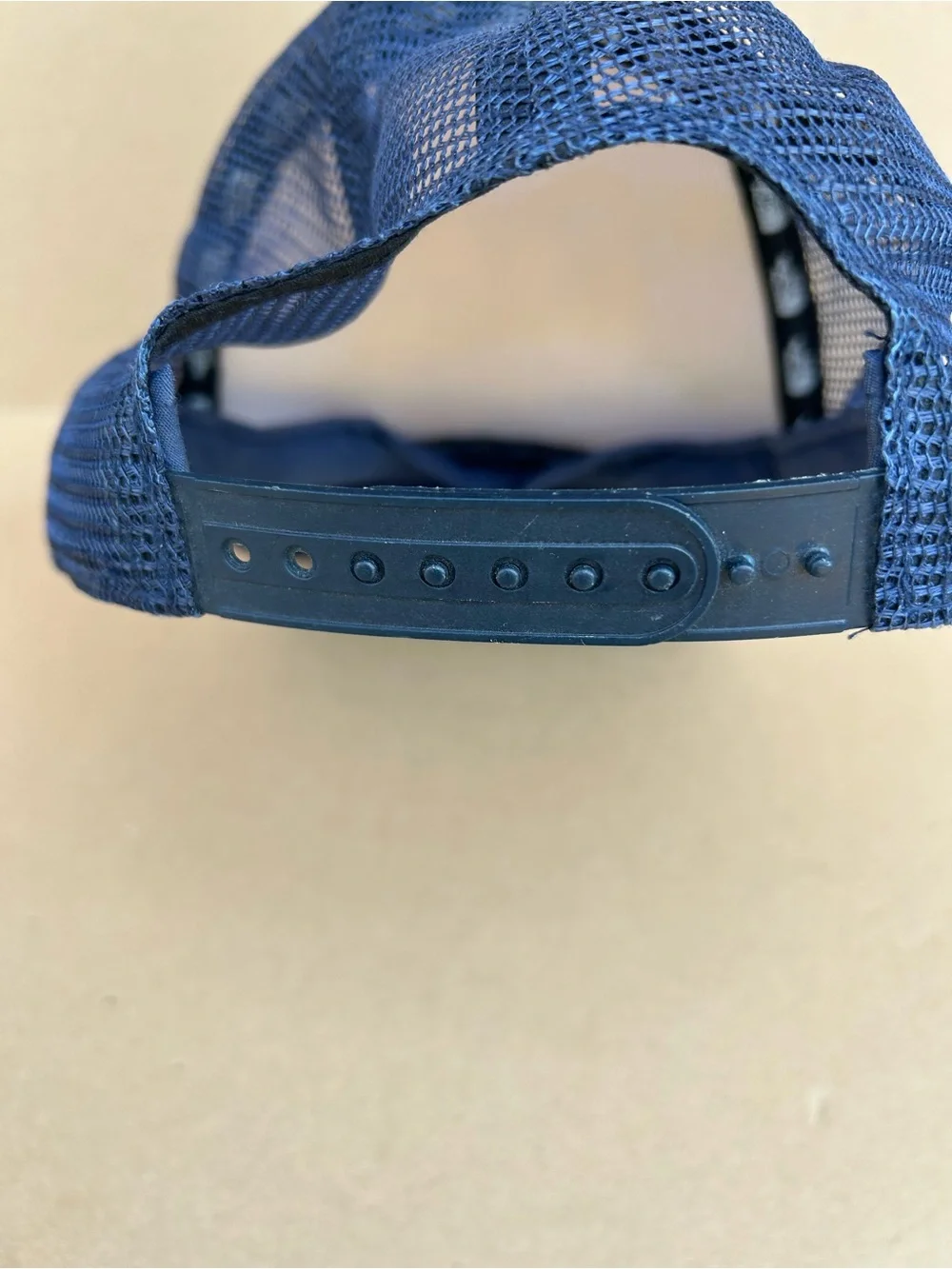 The North Face Born to Roam Trucker Hat Mesh SnapBack Blue Graphic Outdoors